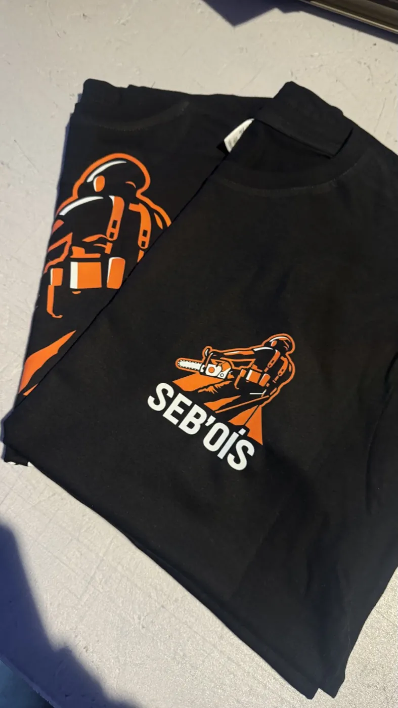Vêtements en impression DTF pour SEB'OIS